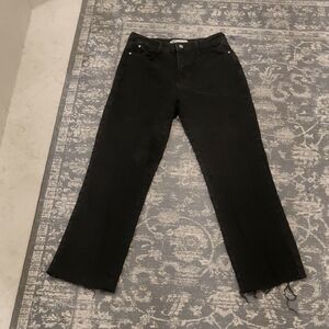 Zara Classic Black Women's Straight Leg Jeans Sz 4